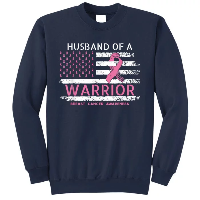 Husband Of A Warrior Breast Cancer Support Squad Sweatshirt