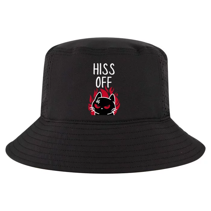 Hiss Off Angry Cat Funny Cat Cool Comfort Performance Bucket Hat