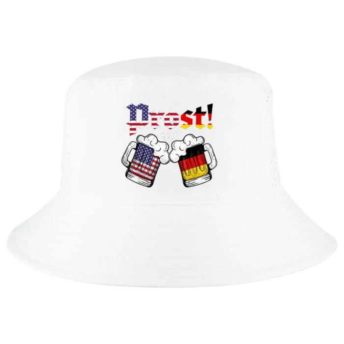 Happy Oktoberfest American German Munich Flag Prost Cool Comfort Performance Bucket Hat