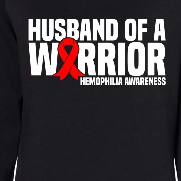 Husband Of A Warrior Hemophilia Awareness Gift Womens California Wash Sweatshirt