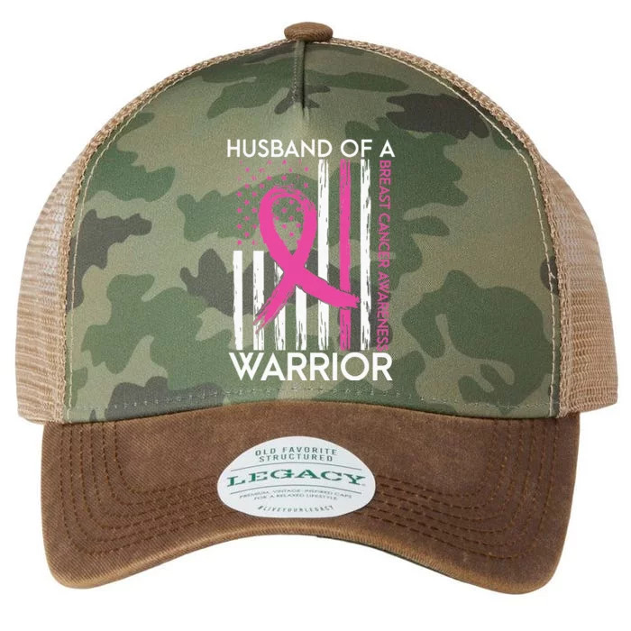 Husband Of A Warrior Breast Cancer Awareness Support Squad Legacy Tie Dye Trucker Hat