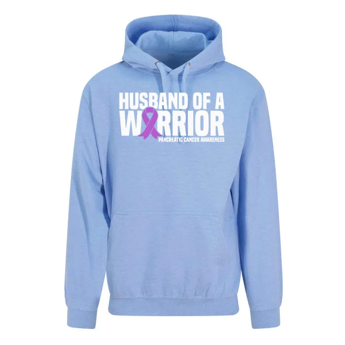 Husband Of A Warrior Pancreatic Cancer Awareness Gift Unisex Surf Hoodie