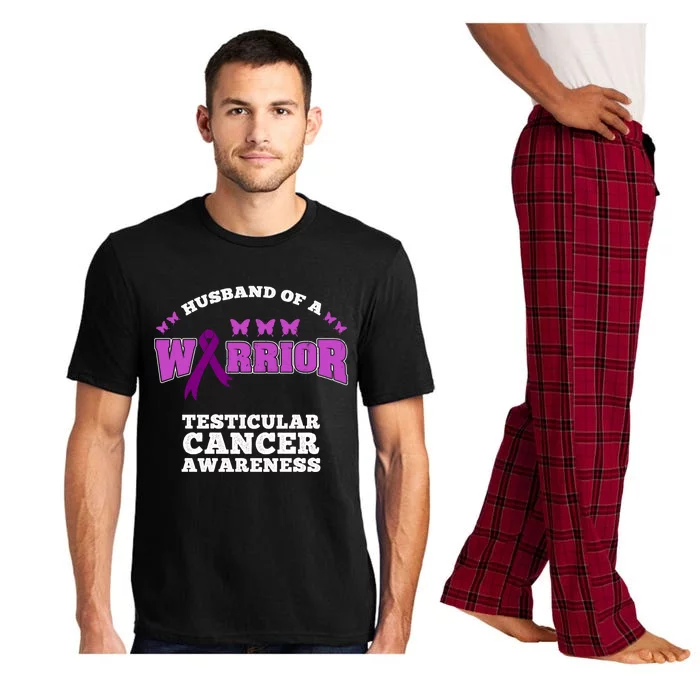 Husband Of A Warrior Testicular Cancer Awareness Great Gift Pajama Set