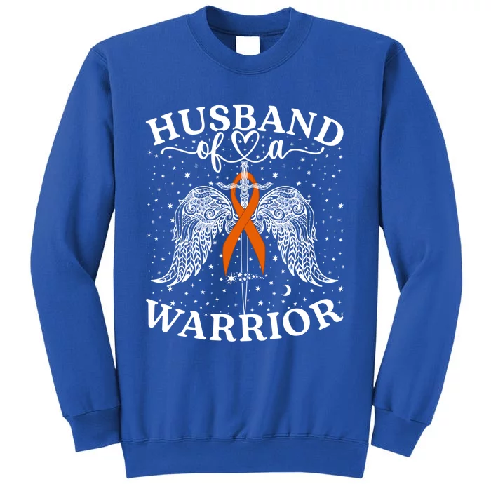 Husband Of A Warrior Ney Cancer Awareness Support Squad Great Gift Tall Sweatshirt