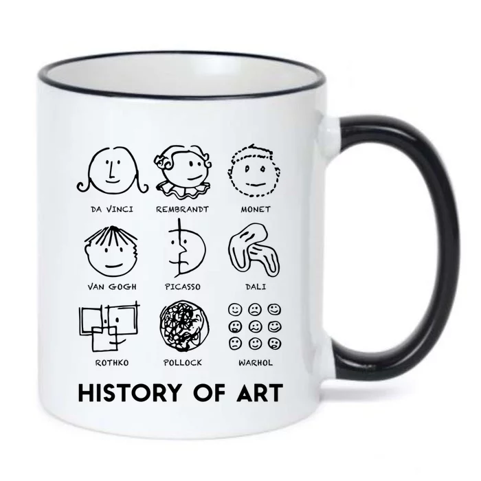 History Of Art For Teachers Students Love Art Gift Black Color Changing Mug