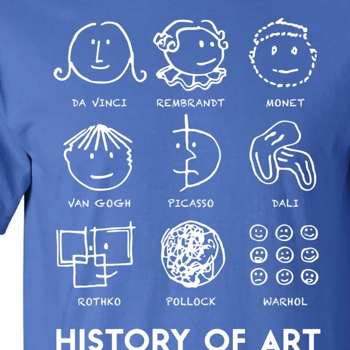 History Of Art For Teachers Students Love Art Gift Tall T-Shirt