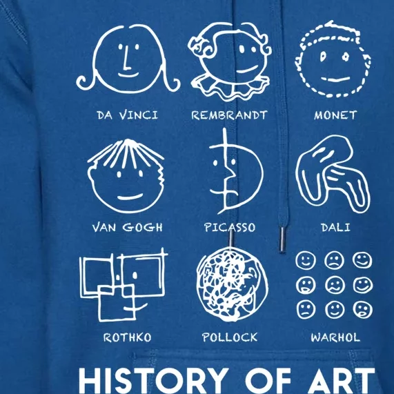 History Of Art For Teachers Students Love Art Gift Premium Hoodie