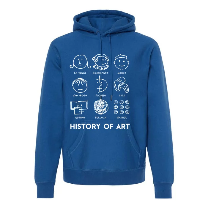 History Of Art For Teachers Students Love Art Gift Premium Hoodie