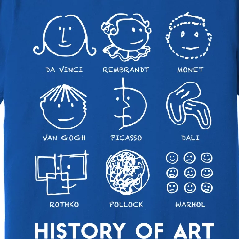 History Of Art For Teachers Students Love Art Gift Premium T-Shirt