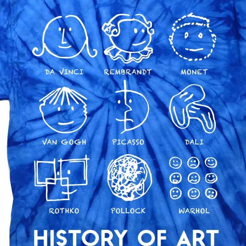 History Of Art For Teachers Students Love Art Gift Tie-Dye T-Shirt