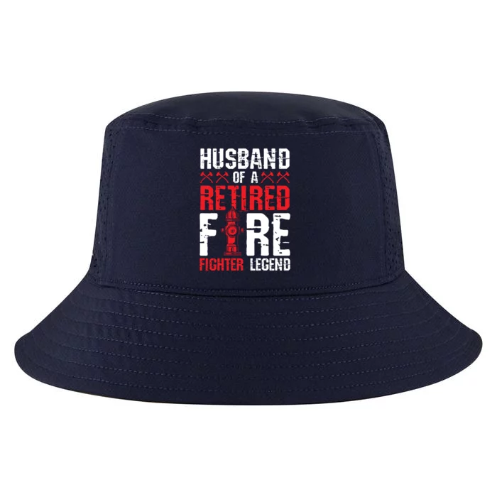 Husband Of A Retired Firefighter Legend Gift Cool Comfort Performance Bucket Hat