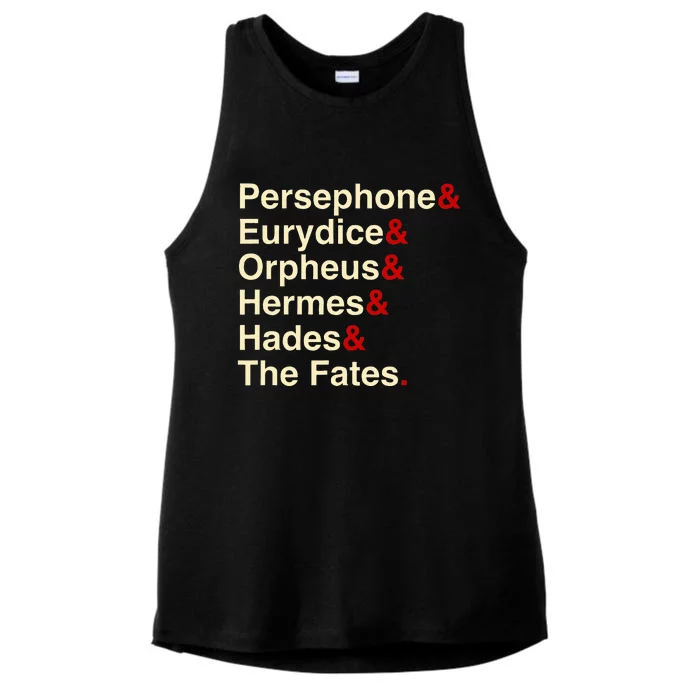 Hades Orpheus And Eurydice Musical Theatre Ladies Tri-Blend Wicking Tank