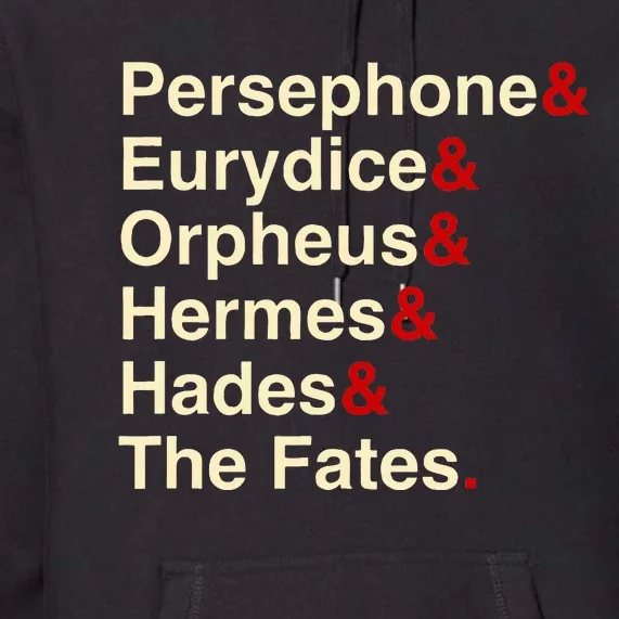 Hades Orpheus And Eurydice Musical Theatre Premium Hoodie