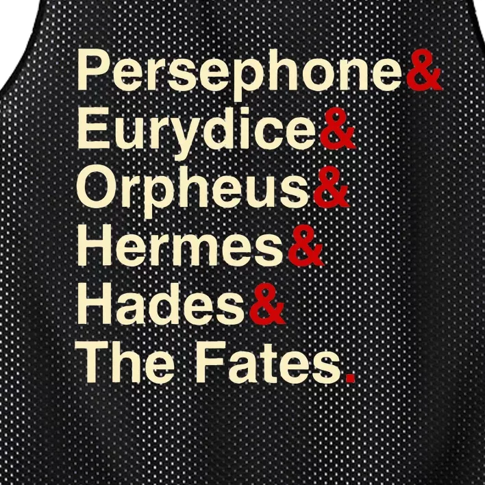 Hades Orpheus And Eurydice Musical Theatre Mesh Reversible Basketball Jersey Tank