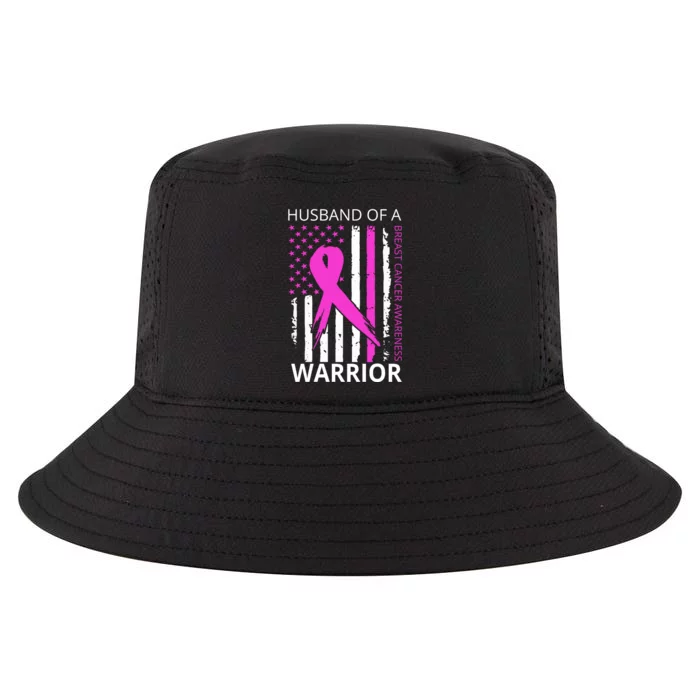 Husband Of A Warrior Breast Cancer Awareness Cool Comfort Performance Bucket Hat