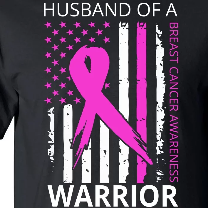 Husband Of A Warrior Breast Cancer Awareness Tall T-Shirt