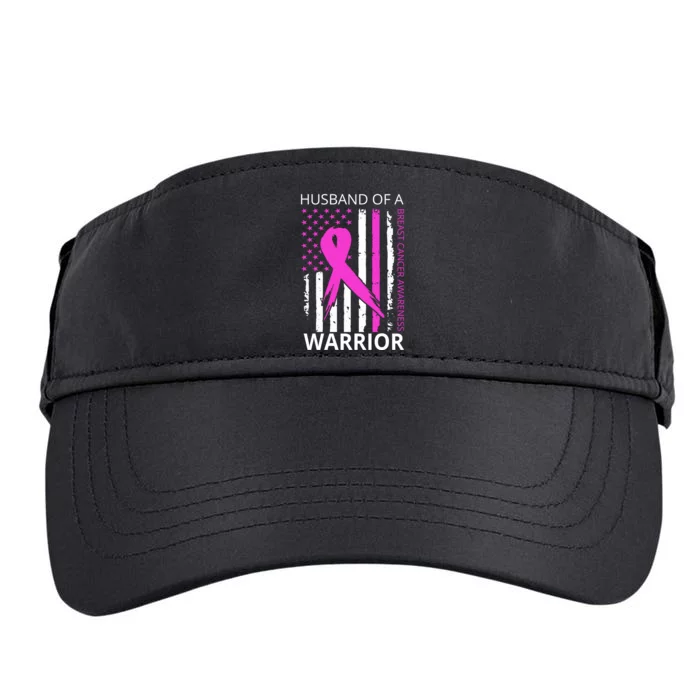 Husband Of A Warrior Breast Cancer Awareness Adult Drive Performance Visor