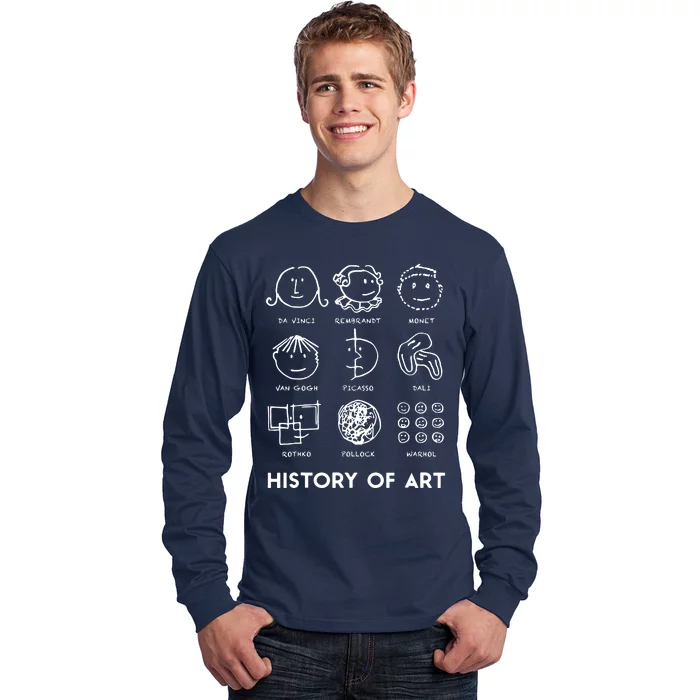 History Of Art For Teachers Students Long Sleeve Shirt