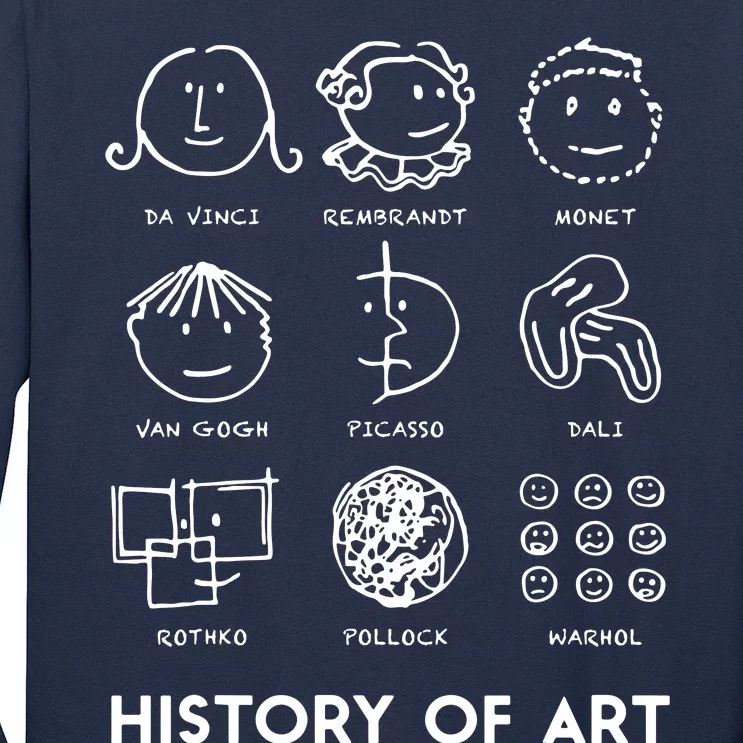 History Of Art For Teachers Students Long Sleeve Shirt