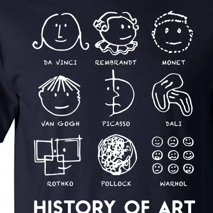 History Of Art For Teachers Students Tall T-Shirt