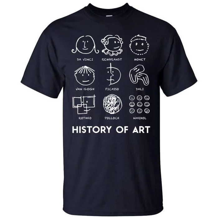 History Of Art For Teachers Students Tall T-Shirt