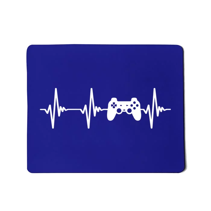 Heartbeat Of A Gamer Cool Gift Gaming Funny Gift Gamer Gift Mousepad