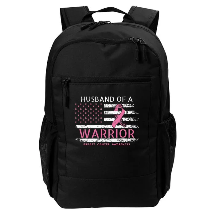 Husband Of A Warrior Breast Cancer Awareness Daily Commute Backpack