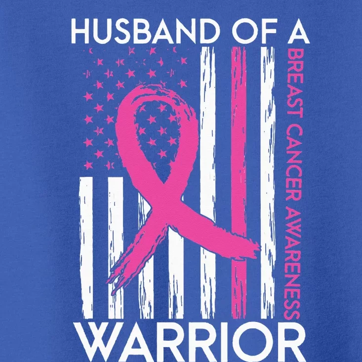 Husband Of A Warrior Breast Cancer Awareness Support Squad Toddler T-Shirt