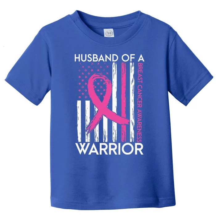 Husband Of A Warrior Breast Cancer Awareness Support Squad Toddler T-Shirt