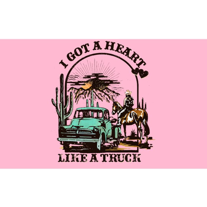 Heart of a Cowboy Western Country Music Vibes Bumper Sticker