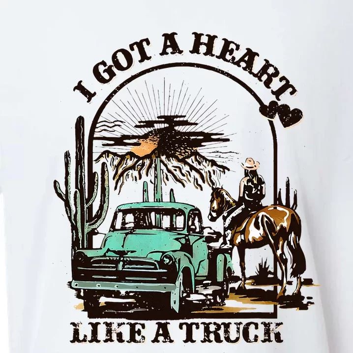 Heart of a Cowboy Western Country Music Vibes Sueded Cloud Jersey T-Shirt