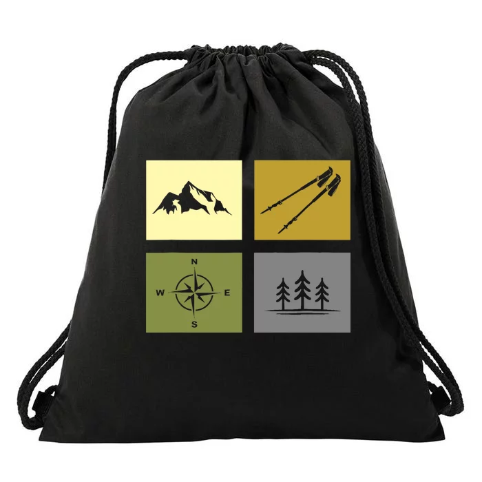 Hiking Outdoor Backpacking Hiking Drawstring Bag