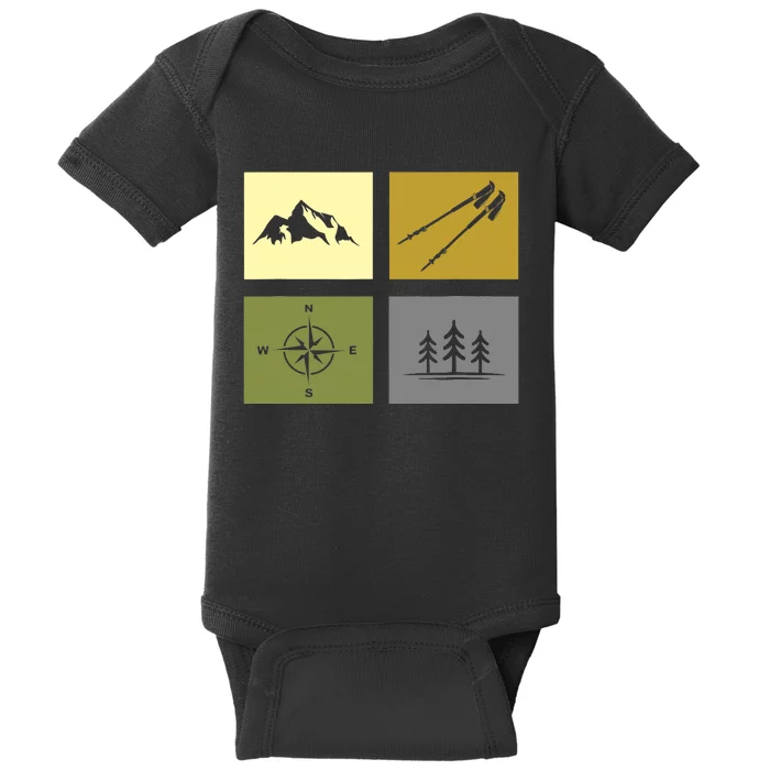 Hiking Outdoor Backpacking Hiking Baby Bodysuit