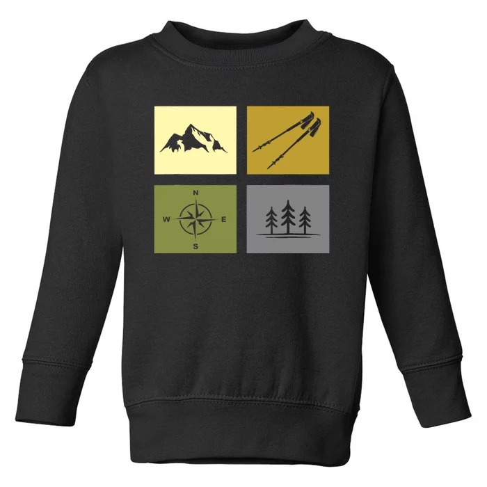 Hiking Outdoor Backpacking Hiking Toddler Sweatshirt