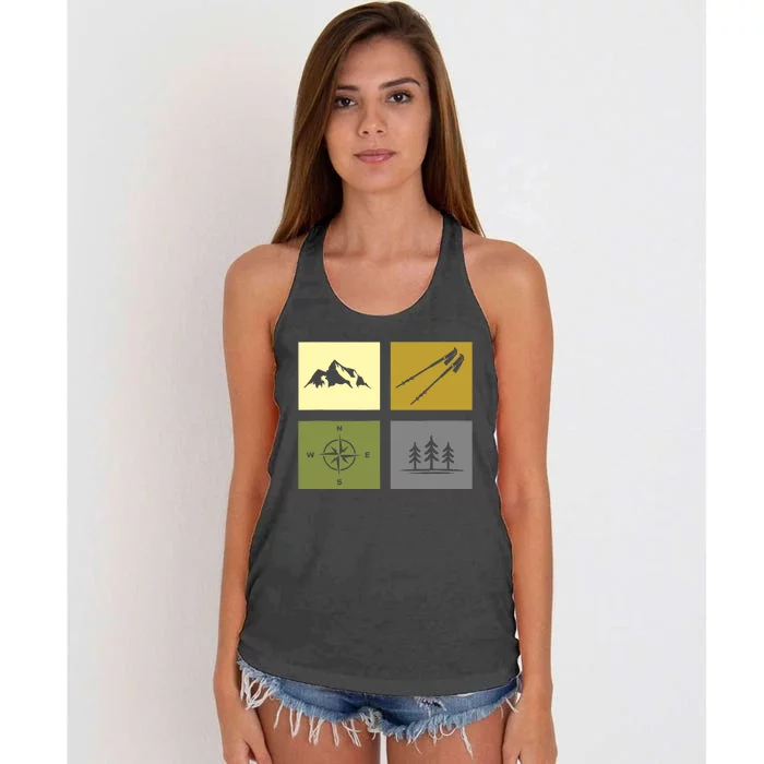 Hiking Outdoor Backpacking Hiking Women's Knotted Racerback Tank