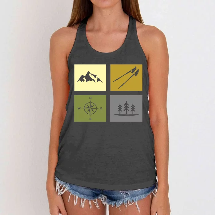 Hiking Outdoor Backpacking Hiking Women's Knotted Racerback Tank