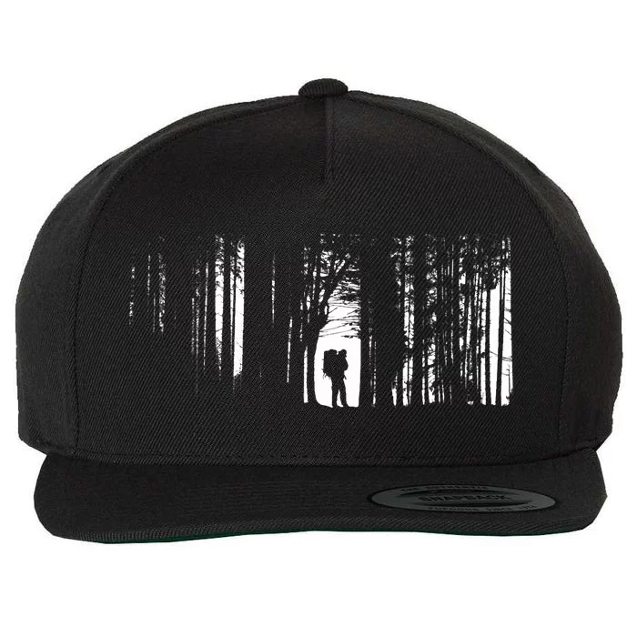 Hiking Outdoor Backpacking Hiking Wool Snapback Cap