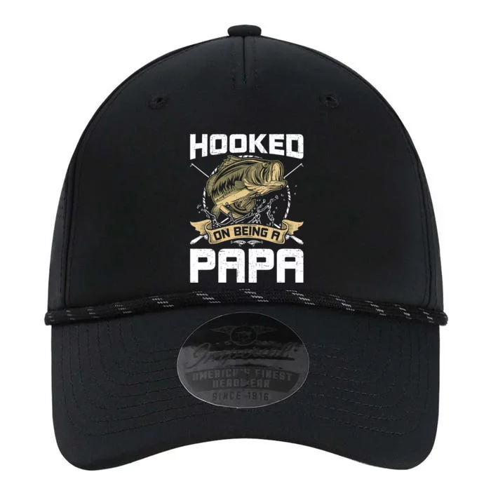 Hooked On Being A Papa Fly Fishing Grandpa Performance The Dyno Cap