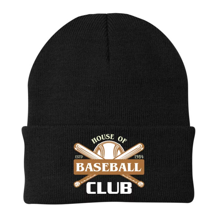 House Of Baseball Club Knit Cap Winter Beanie