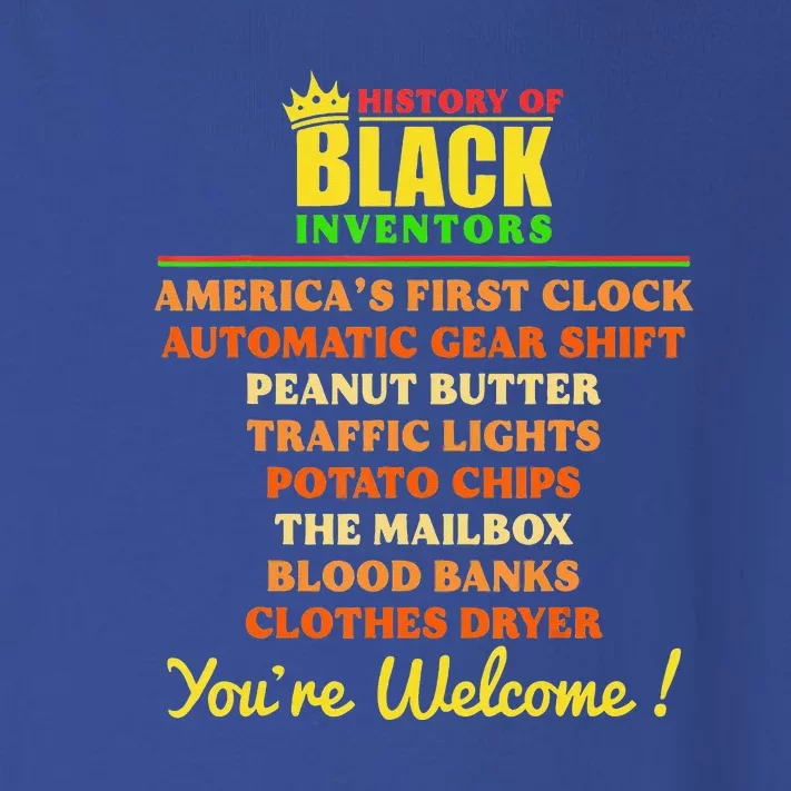 History Of Black Inventors BHM African Pride Toddler Long Sleeve Shirt