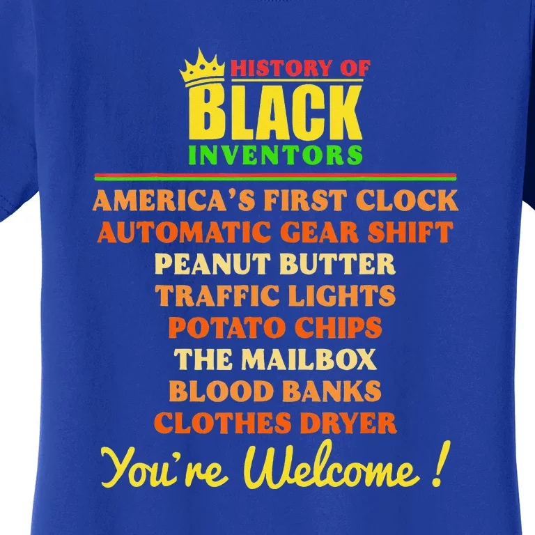 History Of Black Inventors BHM African Pride Women's T-Shirt