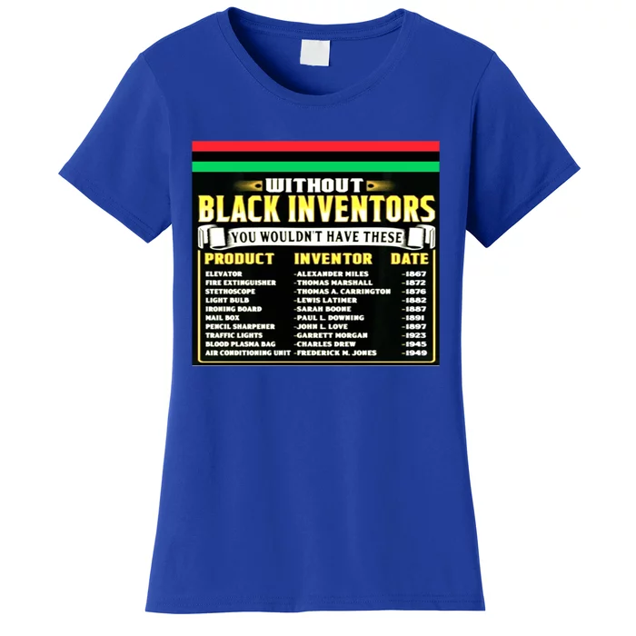 History Of Black Inventors Black History Month Meaningful Gift 2a1 Great Gift Women's T-Shirt