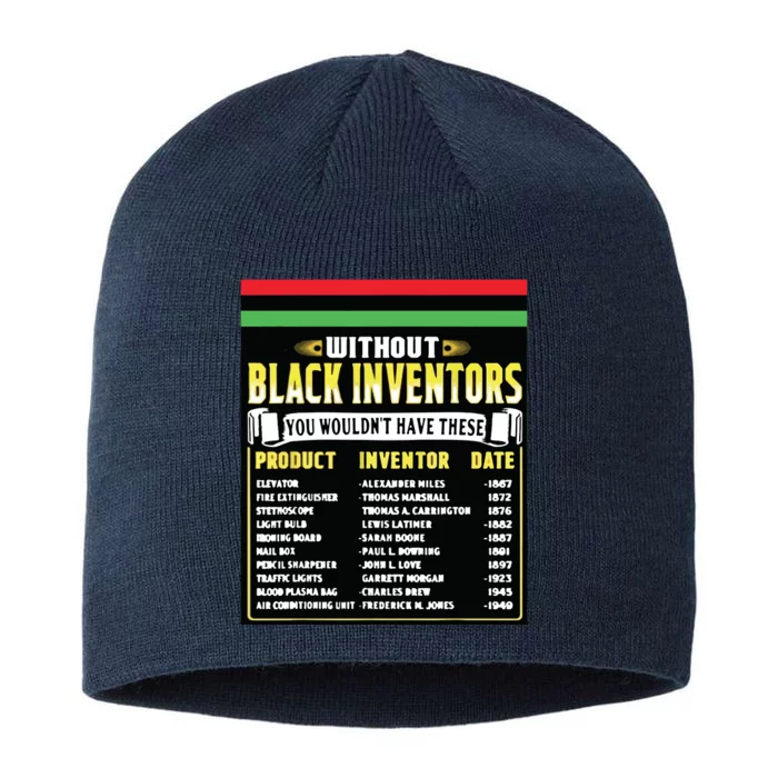 History Of Black Inventors Black History Month 8 1/2in Sustainable Knit Beanie