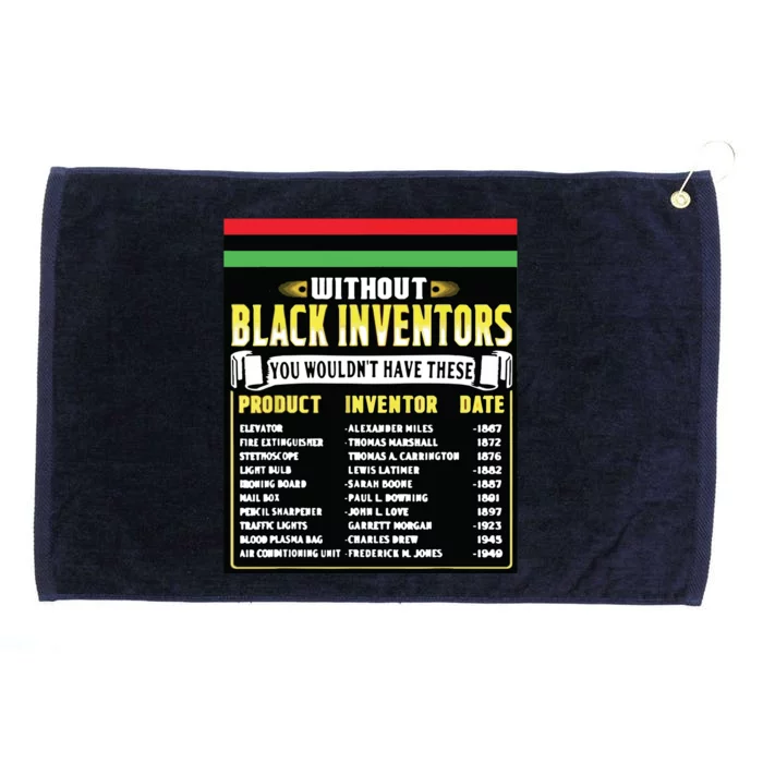 History Of Black Inventors Black History Month Grommeted Golf Towel