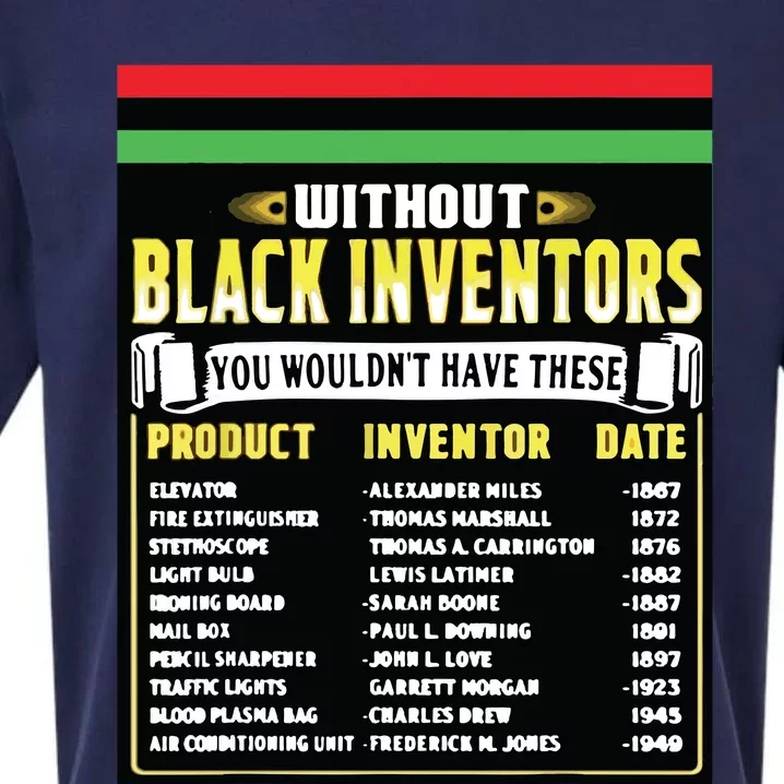 History Of Black Inventors Black History Month Sueded Cloud Jersey T-Shirt