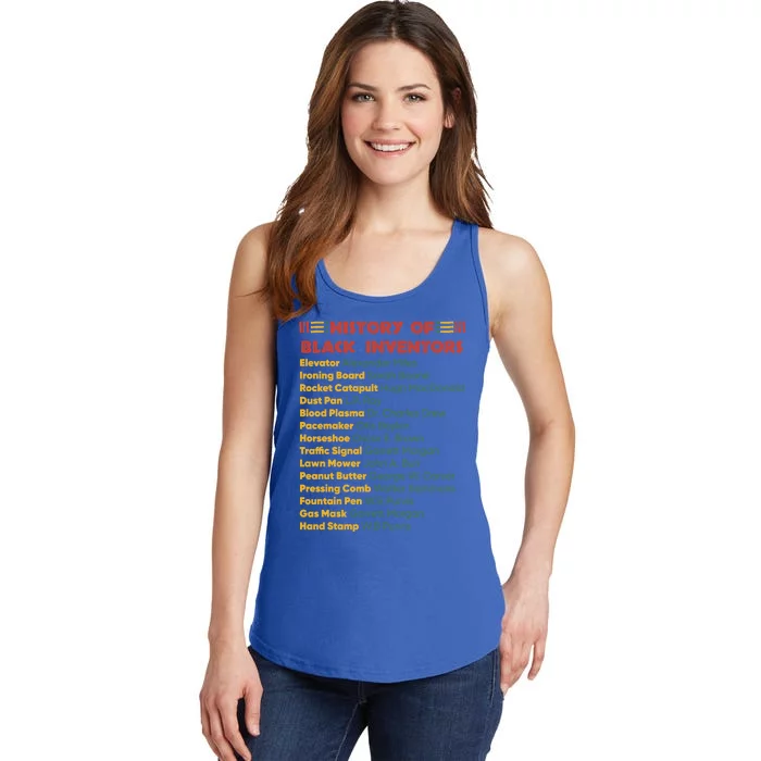 History Of Black Inventors Black History Gift Ladies Essential Tank