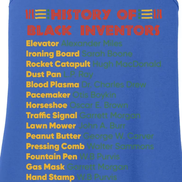 History Of Black Inventors Black History Gift Ladies Essential Tank