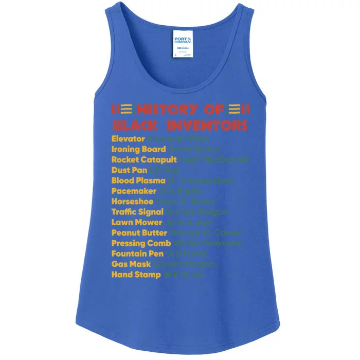 History Of Black Inventors Black History Gift Ladies Essential Tank