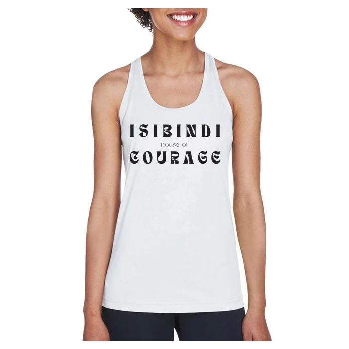 House Of Courage Isibindi Rca School Spirit Courageous Women's Racerback Tank