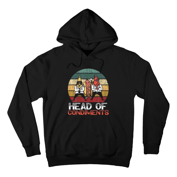 Head Of Condiments Food Lover Mustard Mayonnaise Hoodie